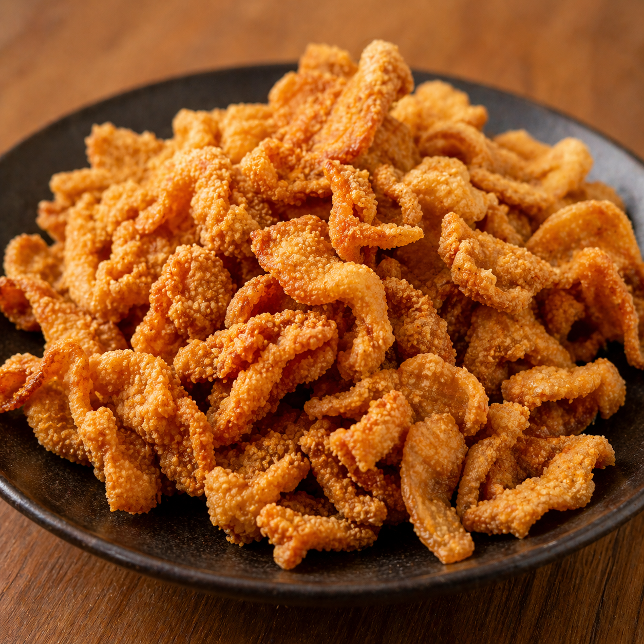Kulit ayam crispy renyah